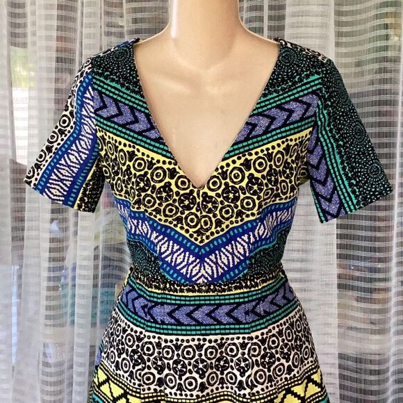 Plenty by Tracy Reese for Anthropologie New Moon Geo Dress Women’s 2 - Picture 5 of 10